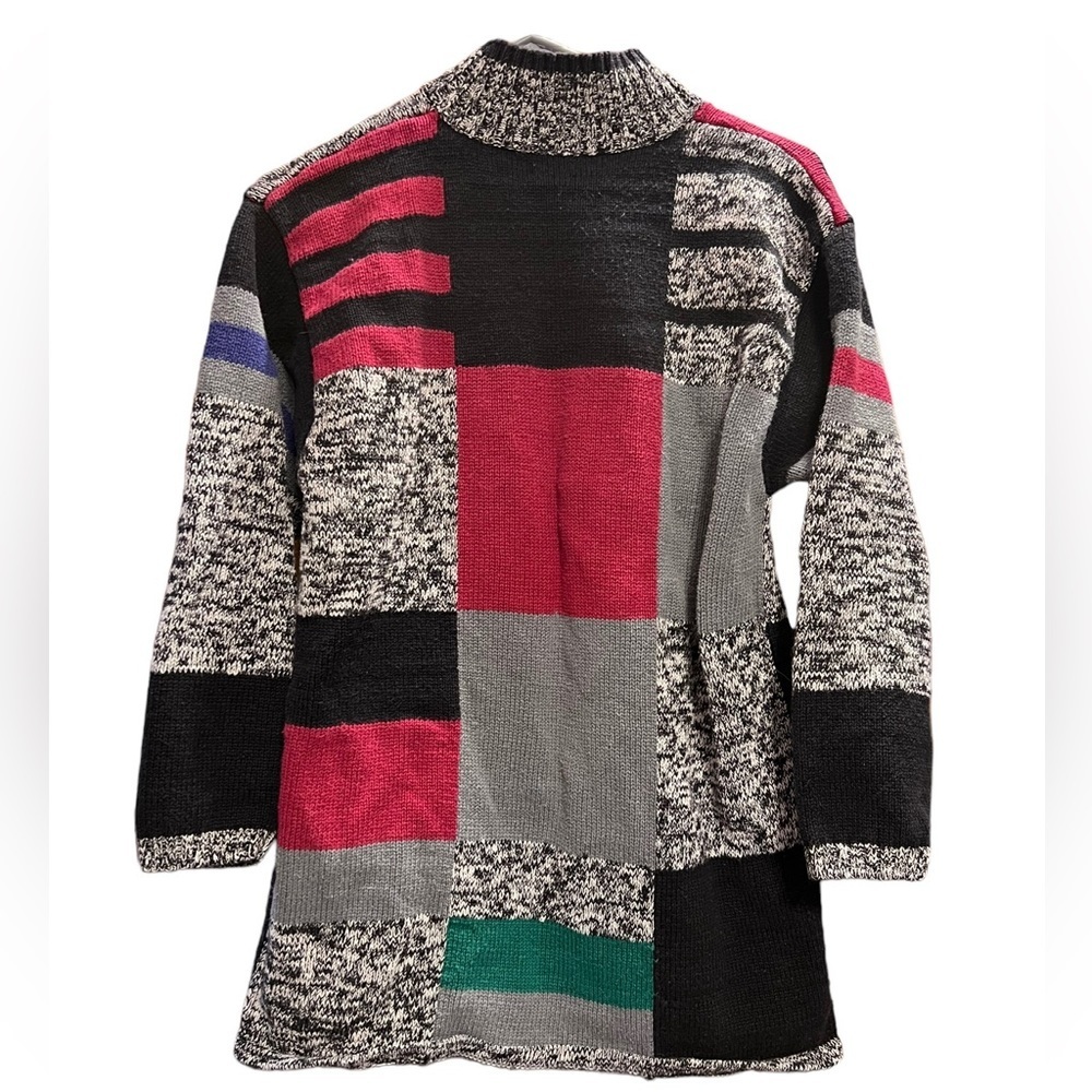Vintage 80s Mock Neck Sweater - Picture 2 of 5
